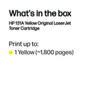 HP 131A Original LaserJet Toner Cartridge Yellow CF212A