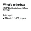 HP 37A Original LaserJet Toner Cartridge Black CF237A