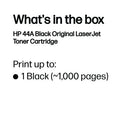 HP 44A Original LaserJet Toner Cartridge Black CF244A