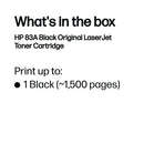 HP 83A Original LaserJet Toner Cartridge Black CF283A