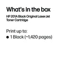 HP 201A Original LaserJet Toner Cartridge Black CF400A