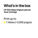 HP 410A Original LaserJet Toner Cartridge Yellow CF412A