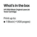 HP 205A Original LaserJet Toner Cartridge Black CF530A