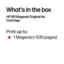 HP 951 Original Ink Cartridge 8-ml Magenta CN051AE