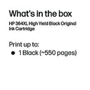HP 364XL Original Ink Cartridge High Yield Black CN684EE