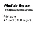 HP 953 Original Ink Cartridge 20-ml Black L0S58AE