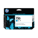 HP 730 DesignJet Ink Cartridge 130-ml Cyan P2V62A
