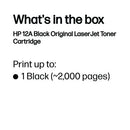 HP 12A Original LaserJet Toner Cartridge Black 2-pack Q2612AD
