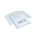 Rapesco Eco Recycled Popper Wallet A4+ Clear (Pack of 20) 1496