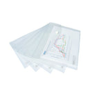 Rapesco Eco Recycled Popper Wallet A5 Clear (Pack of 5) 1588