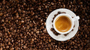 Fixtures Coffee Printed Design Espresso Cup & Saucer Set {12 Piece Set}