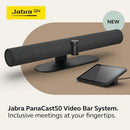 Jabra PanaCast 50 Video Bar System Video Conferencing Kit Pre-Selected Zoom Rooms android 8502-237