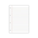 Hamelin 8mm Ruled/Margin Refill Pad A4 80 Sheet (Pack of 5) 400127657