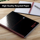 BlackNRed Hardback Wirebound Recycled Notebook A4 (Pack of 2) 400194990