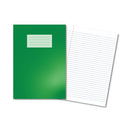 Hamelin Oxford Exercise Book 8mm Lined 80 Page A4 Dark Green (Pack of 50) 400136164