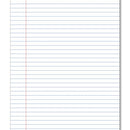 Hamelin Oxford Exercise Book 8mm Lined 80 Page A4 Red (Pack of 50) 400136165