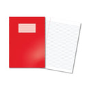 Hamelin Oxford Exercise Book 8mm Lined 80 Page A4 Red (Pack of 50) 400136165