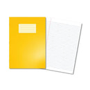 Hamelin Oxford Exercise Book 8mm Lined 80 Page A4 Yellow (Pack of 50) 400136166