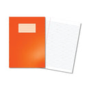 Hamelin Oxford Exercise Book 8mm Lined 80 Page A4 Orange (Pack of 50) 400136167
