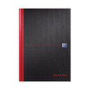 Black n' Red Casebound Smart Ruled Hardback Notebook A4 100080428