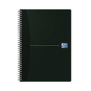 Oxford Card Cover Wirebound Notebook A4 Black (5 Pack) 100102931