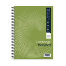 Cambridge Recycled Ruled Wirebound Notebook 200 Pages A4+ (Pack of 3) 100080423