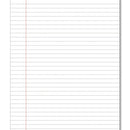 Hamelin Exercise Book 8mm Lined 80 Page A4 Red (Pack of 50) 100103371