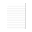 Hamelin Loose Leaf Paper 8mm Lined 1000 Page Unpunched No Margin A4 (Pack of 5) 100100776