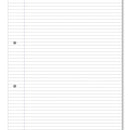 Hamelin Loose Leaf Paper 6mm Lined 1000 Page Punched 2 Hole A4 (Pack of 5) 100100617