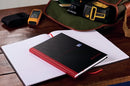 Black n' Red Casebound Ruled Hardback Notebook A4 (Pack of 5) 100080446