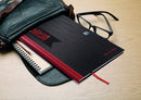 Black n' Red Casebound Ruled Hardback Notebook A4 (Pack of 5) 100080446