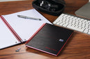 Black n' Red Wirebound Ruled Hardback Notebook 140 Pages A5 (Pack of 5) 100080154