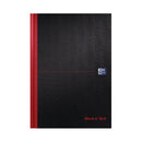 Black n' Red Casebound Ruled Hardback Notebook A4 100080473