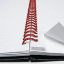 Black n' Red Wirebound Notebook 100 Pages A4 (Pack of 10) 100080174