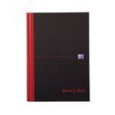 Black n' Red Casebound Hardback A-Z Notebook 192 Pages A5 (Pack of 5) 100080491