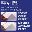 Oxford My Notes Ruled Margin 4-Hole Refill Pad A4 (Pack of 5) 100080212