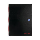 Black n' Red Wirebound A-Z Hardback Notebook A4 (Pack of 5) 100080232