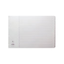 Concord Index 1-20 A3 White Board with Clear Mylar Tabs 04801/CS48