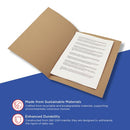 Guildhall Square Cut Folder Heavyweight Foolscap Buff (Pack of 100) FS290-BUFZ