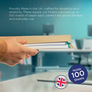 Guildhall Square Cut Folder Heavyweight Foolscap Buff (Pack of 100) FS290-BUFZ