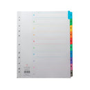 Concord Index 1-10 A4 Extra Wide Multicoloured Mylar Tabs 09701/CS97