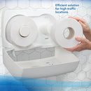 Scott Jumbo Toilet Tissue 2-Ply x500 White Pack of 12 8614