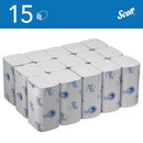 Scott Flushable Folded Hand Towels 1-Ply x322 White Pack of 15 6659