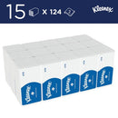 Kleenex V-Fold Paper Hand Towels 2-Ply x124 White Pack of 15 6778