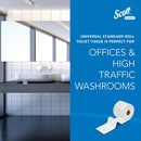 Scott Toilet Tissue 3-Ply x1800 6 Rolls x5 White Pack of 30 8558