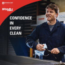 Wypall X70 Power Clean Midi Cleaning Wiper Roll x215 Cloths Blue 8251