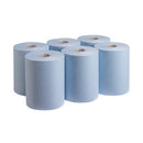 Scott Slimroll Paper Hand Towel Roll 1-Ply 190m Blue Pack of 6 6696