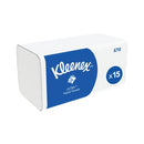 Kleenex V-Fold Paper Hand Towels 3-Ply x96 Towels Pack of 15 6710