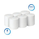 Scott Disposable Paper Hand Towel Roll 1-Ply 300m White Pack of 6 6622