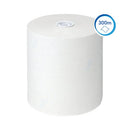Scott Disposable Paper Hand Towel Roll 1-Ply 300m White Pack of 6 6622